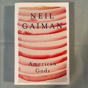 Neil Gaiman American Gods Novel - Red and White Cover